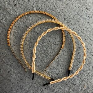 Set of pearl headbands -Francesca- Bnwt
